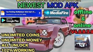 Car Parking Multiplayer Mod Apk New 2023  Gold amp Unlimited Money  Apk V 48939 [upl. by Raynard]