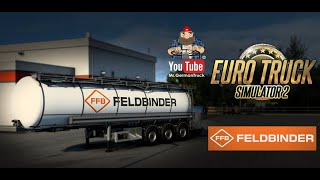 ETS2 Feldbinder Trailer Pack DLC Release SCSSoftware [upl. by Ahsinac192]