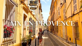 Aix en Provence walking tour One of the most beautiful town Unforgettable experience in Provence [upl. by Idnym491]