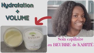 🇨🇮27• PREPOO BEURRE DE KARITÉ  MIEL  cheveux secs abîmés cheveux crépus Afro naturels Valèh Té [upl. by Yasmin]