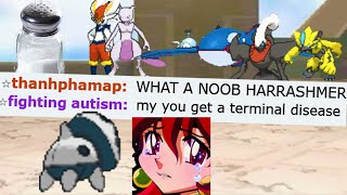 LV 1 ARON MAKES LEGENDARY SPAMMER SALTY in pokemon showdown [upl. by Corron445]