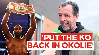 NEED to win by KO Lawrence Okolies trainer REACTS to upcoming fight  Joe Gallagher interview [upl. by Domini]