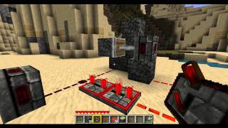 Minecraft Redstoneclock mit Kolben  Motor mit Kolben Tutorial German HD [upl. by Elazaro]