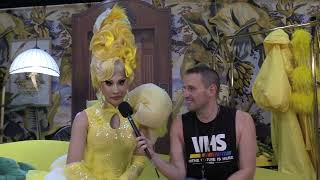 Nymphia Wind Interview WERRRK coms Coverage of RuPauls DragCon LA 2024 [upl. by Siraj]