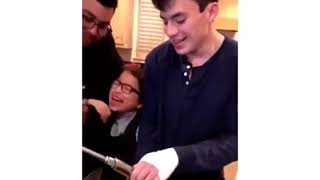 Brother washes lil sisters hand after she held hands with a boyfunny af [upl. by Gurtner]