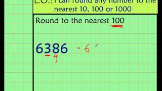 Round to the Nearest Hundred using Rounding Rules [upl. by Zsamot]