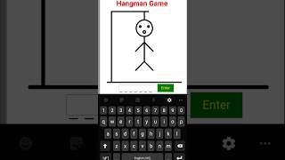 Hangman in Python  tkinter shorts python coding [upl. by Gavan]