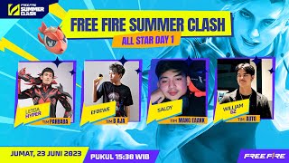 NOBAR TURNAMEN FREE FIRE SUMMER CLASH ALL STARS [upl. by Berkshire390]