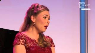 NEUE STIMMEN 2016  Prizewinners concert Elsa Dreisig sings quotDepuis le jourquot [upl. by Zollie]