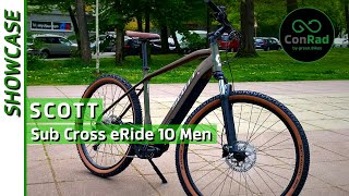 EBike 2022 SCOTT Sub Cross eRide 10 Men  Kurzvorstellung ConRad [upl. by Nakada774]