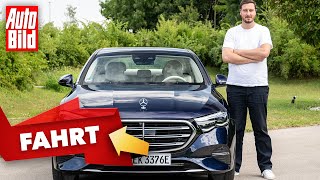 Mercedes EKlasse 2023  Die EKlasse bleibt ein Fahrerauto  Erste Fahrt mit Michael Gebhardt [upl. by Kcirdehs]