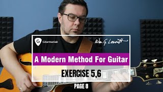 PAGE 8 EXERCISE 56  William Leavitt  A Modern Method for Guitar [upl. by Poppas]