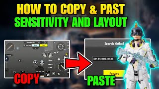 How To Copy Paste Layout Controls And Sensitivity Code In Bgmi  All Code Copy Paste Tutorial [upl. by Kyla919]