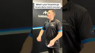 Dart player excuses darts [upl. by Hyde]