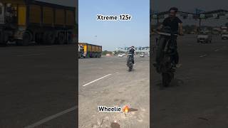 Xtreme 125r in Wheelie🔥 xtreme125r viral shortsviral motovlog [upl. by Ahsenhoj]