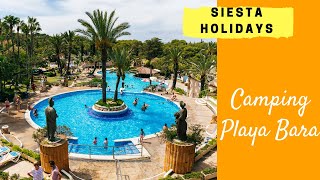 Siesta Holidays  Park Playa Bara 2018 UK Costa Daurada Spain [upl. by Ashil]