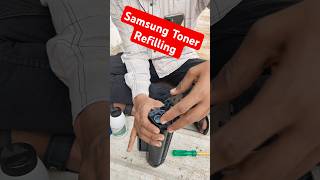 Samsung toner refilling  how to refill toner samsung shorts viral samsung trending [upl. by Neelhsa]