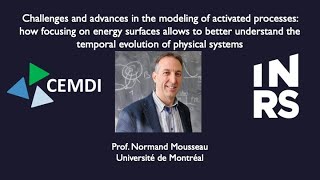 2nd CEMDI Symposium Prof Normand Mousseau Université de Montréal [upl. by Airt]