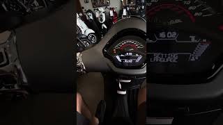 How to set the clock and settings on a 2023 Vespa GTS 300 HPE2 with the analog speedometer [upl. by Sybila507]