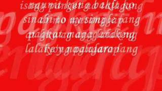 Parokya ni Edgar feat Jay from Kamikazee  Okatokat Lyrics [upl. by Ardnahcal]