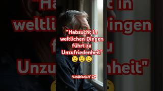 quotHabsucht in weltlichen Dingen führt zu Unzufriedenheitquot [upl. by Annej788]