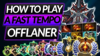 How to Dominate with Fast Tempo in 737c – Dota 2 Slardar Offlane Guide [upl. by Yrrat]