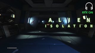 Alien Isolation  Sevastopol Station Spaceport Freight transportation  1 Hour of Ambience [upl. by Leirraj]