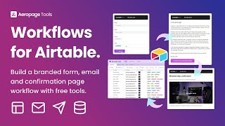 Build a Signup Workflow with Airtable for NoCode Builders [upl. by Africa]