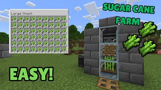 Easy sugar cane farm  Bedrock 120 [upl. by Sesiom]