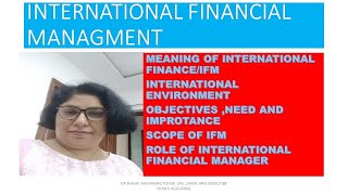 INTERNATIONAL FINANCIAL MANAGEMENT IN HINDI [upl. by Zitella]