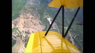 1941 Stearman Biplane Flight [upl. by Satsok]