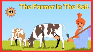 The Farmer in the Dell  Nursery Rhyme for Kids [upl. by Leupold]