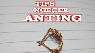 Tips ngecek anting anting Emas [upl. by Hbahsur32]