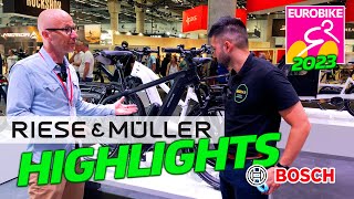 Riese amp Müller Alle Neuheiten 2024 von der EUROBIKE [upl. by Okeim]