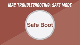 Mac Troubleshooting Safe Mode [upl. by Nuahsak]