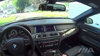 BMW 740Li 2013 brief tour and night driving [upl. by Ynohtnanhoj]