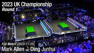 2023 UK Championship Round 1 Mark Allen vs Ding Junhui Full Match [upl. by Oleta]