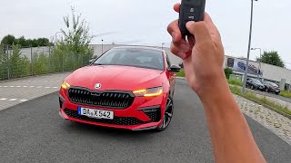 2024 Skoda Scala 15 TSI 150PS POV Drive in the City amp on German Autobahn  HIGH SPEED [upl. by Benedikta]