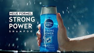 NIVEA MEN Strong Power Shampoo Für gesundes kräftiges Haar [upl. by Nabetse867]