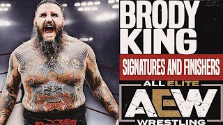 WWE 2K24  Brody King Signatures and Finishers [upl. by Loralyn]