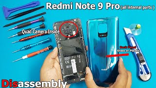 Redmi Note 9 Pro Teardown  Disassembly  How to Open Redmi Note 9 Pro  all internal Parts [upl. by Marashio]