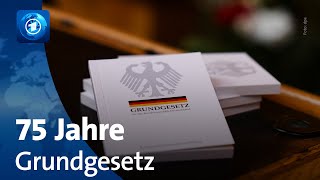 Grundgesetz Deutschlands Verfassung wird 75 Jahre alt [upl. by Airetahs7]