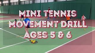 Mini red tennismovement drill [upl. by Fanechka]