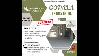 MMRDA APPROVED WAREHOUSE PROPERTY AVAILABLE FOR RENT AT GOPALA INDUSTRIAL PARK LOCATION BHIWANDI [upl. by Inhoj]