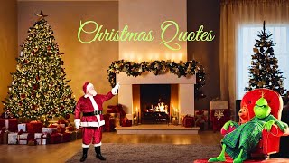 Inspirational Christmas Quotes  Quips and Quotes [upl. by Borras448]