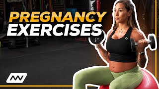 The Best Pregnancy Exercises and Workouts  HannahEdenFitness [upl. by Aroda]