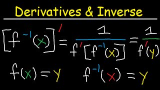 Derivative of Inverse Functions Examples amp Practice Problems  Calculus [upl. by Flannery]