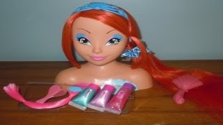 Winx Club Bloom Harmonix Styling Head Doll Review by Witty Toys [upl. by Rasla465]