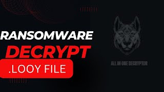 LOOY Virus File Looy Ransomware Removal amp Decrypt Looy Files [upl. by Neyrb169]