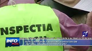 INSPECTORII DE MUNCA AU DESCINS LA OPERATORII DIN CAPTAREA TRATAREA SI DISTRIBUTIA APEI [upl. by Deerc]